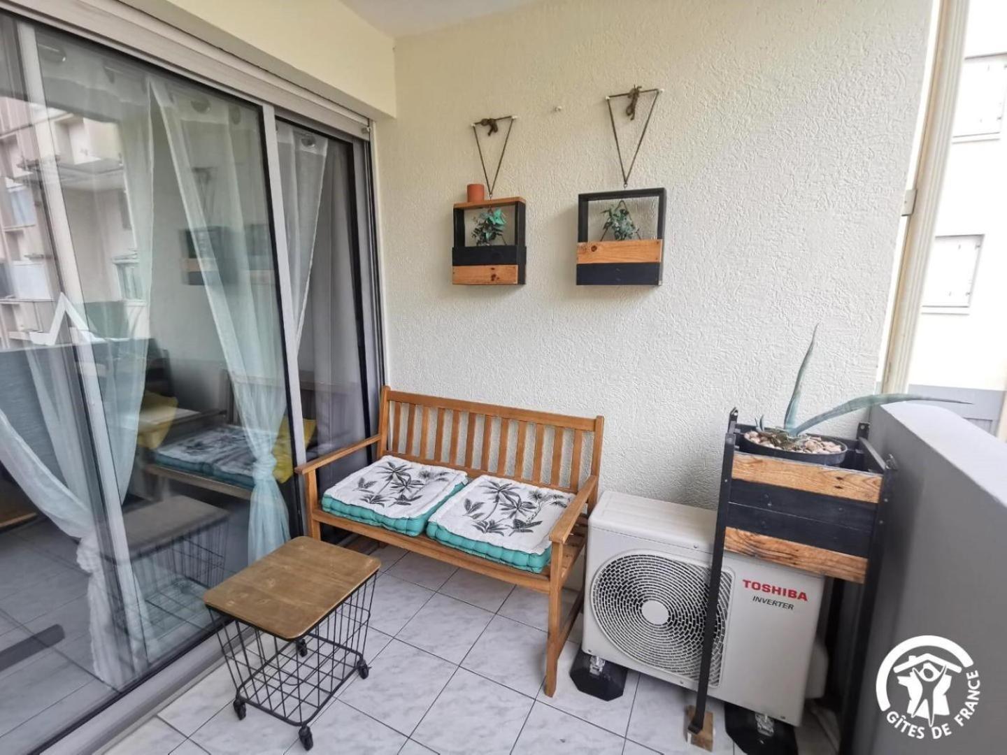 Le Venizio - Classe 2 Etoiles - T2 Climatise, Avec Terrasse, Parking, Pret De Velos, 10 Minutes A Pied Gare Et Centre Ville Sète Buitenkant foto
